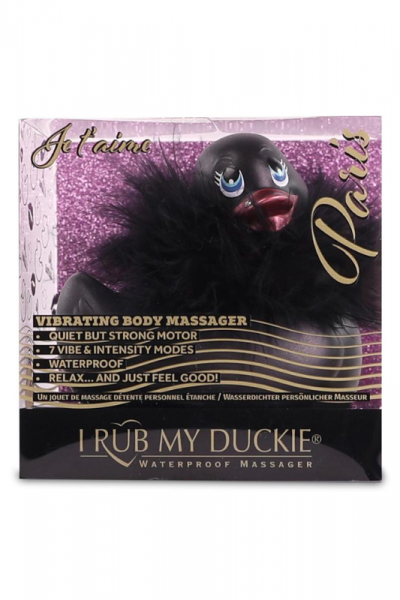 Estimulador patito I RUB MY DUCKIE negro