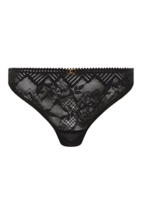 Tanga negro de encaje, Chantelle