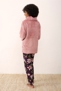 Conjunto Bata y Pijama rosa vintage, Promise