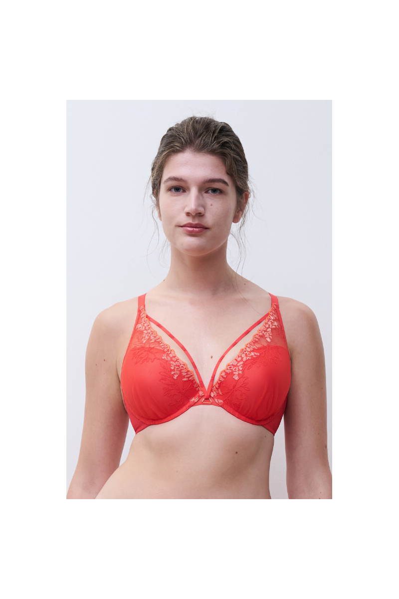 Sujetador con push-up SPICE naranja, Chantelle